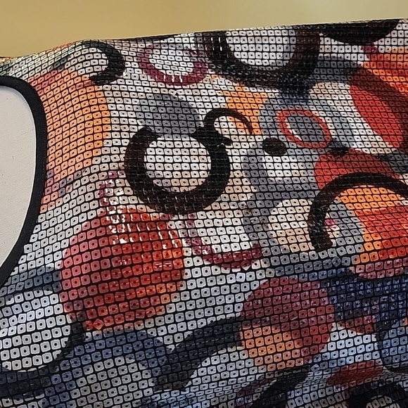 Peter Nygard Sleeveless Embellished Top - Picture 2 of 6